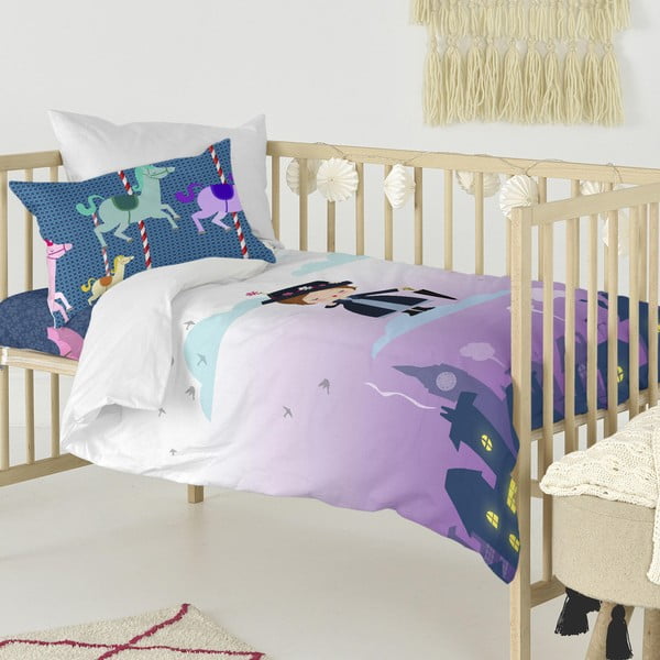 Copripiumino e cuscino in cotone per bambini , 115 x 145 cm Nanny - Mr. Fox-image-4