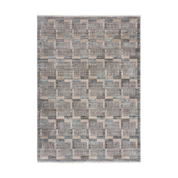 Tappeto grigio-beige 200x290 cm Evelyn Blocks - Flair Rugs