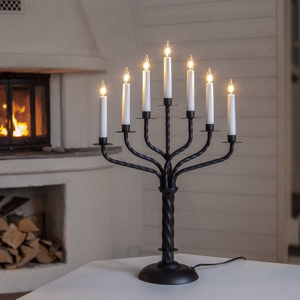 Decorazione luminosa natalizia nera Bore - Star Trading-image-1