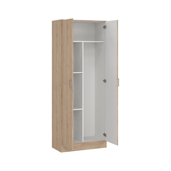 Armadio di colore naturale con effetto rovere 70x181x36 cm Focus – Tvilum-image-2