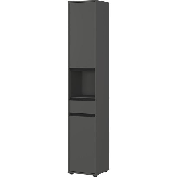 Mobile bagno alto e stretto color antracite 33x181 cm Lemont - Germania-image-2