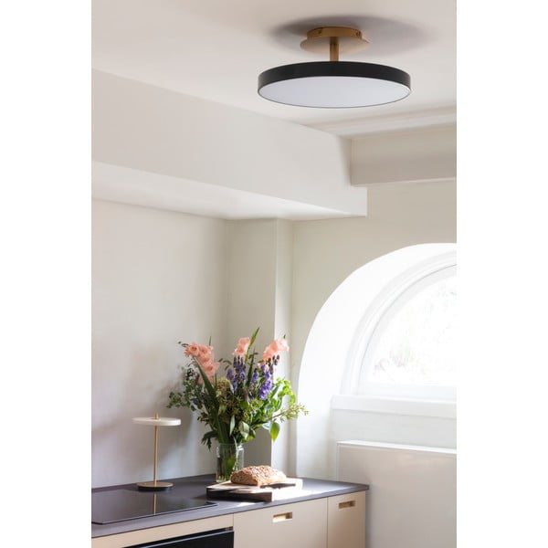 Apparecchio da soffitto a LED nero con paralume in metallo ø 43 cm Asteria Up - UMAGE-image-4