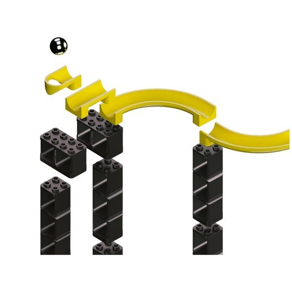 Kit pista per palline grande , 246 pezzi - Hubelino-image-1