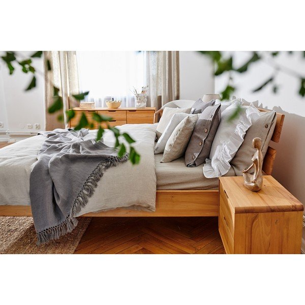 Letto matrimoniale in legno di faggio 180x200 cm Greg 2 - The Beds-image-1