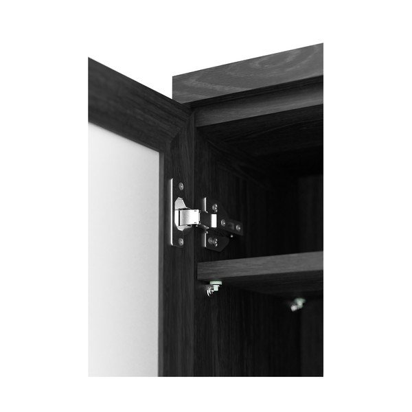 Mobile da bagno in rovere nero Mezza - Wireworks-image-4