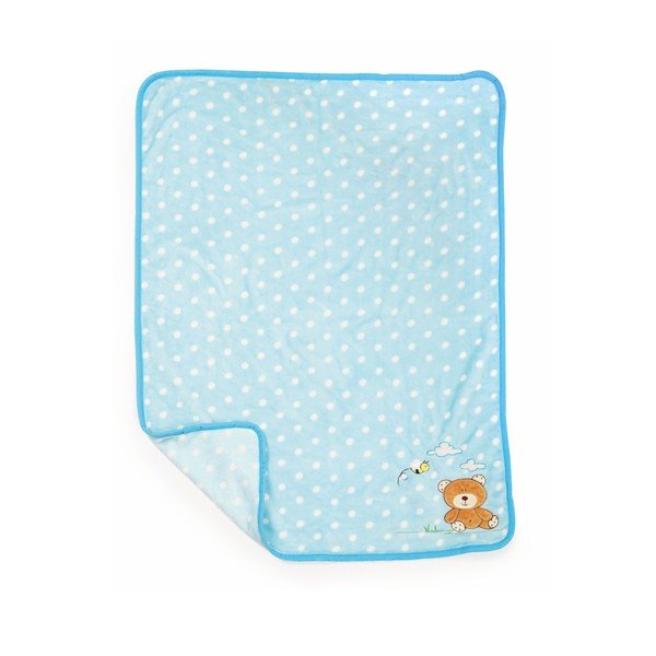 Coperta blu orso, 100 x 80 cm - Legler