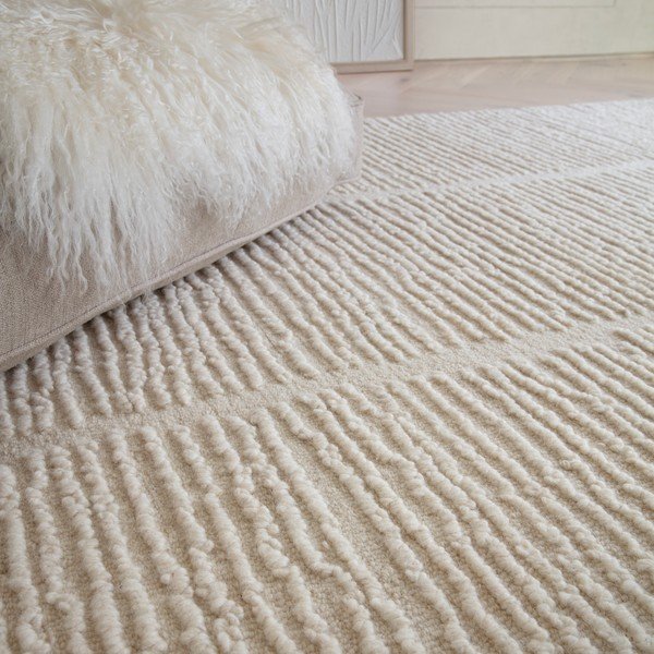 Tappeto in lana avorio tessuto a mano 120x170 cm Zennith Column - Asiatic Carpets-image-2