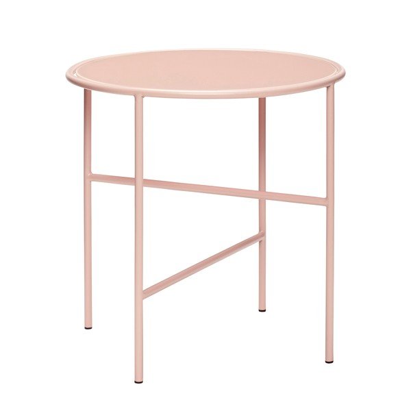 Tavolo portaoggetti in metallo Niche, ø 44 cm - Hübsch