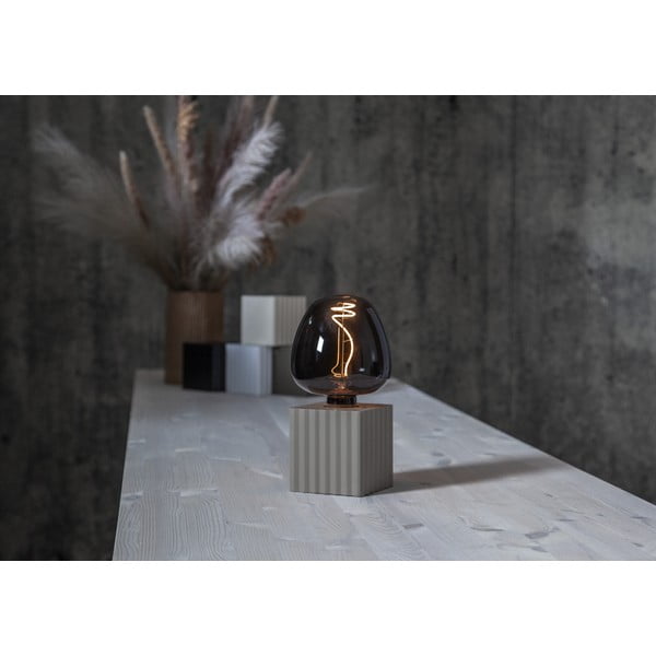 Piede di lampada grigio chiaro 10 cm Box - Star Trading-image-3