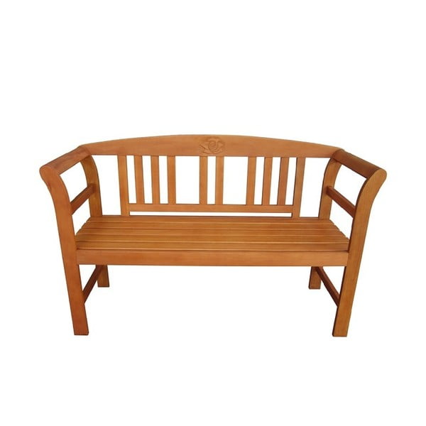 Panchina da giardino in legno marrone San Jose - Garden Pleasure-image-1