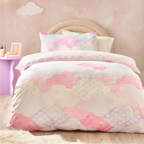Biancheria da letto per bambini rosa in microfibra per letto singolo 135x200 cm Soft as a Cloud – Catherine Lansfield-image-1