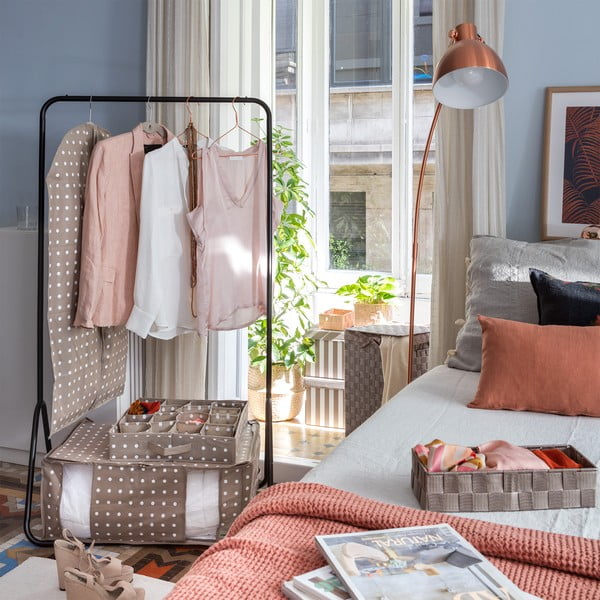 Organizzatore per cassetti beige con 16 scomparti Dots Rivoli - Compactor-image-3