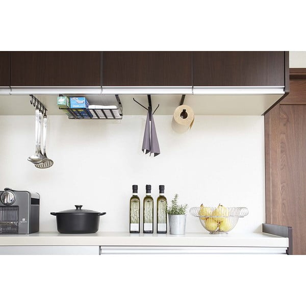 Porta asciugamani da cucina nero appeso Yamazaki Tower - YAMAZAKI-image-2