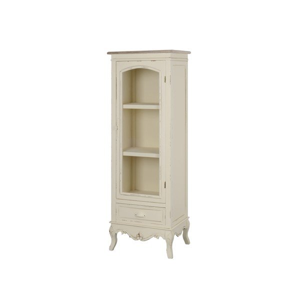 Vetrina in legno di pioppo crema Rimini - Livin Hill-image-1