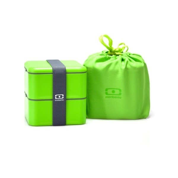 Zelený obal na obědový box Monbento-image-1
