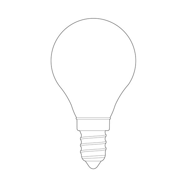 Lampadina LED caldo dimmerabile E14, 3 W Porcelain I - tala-image-4
