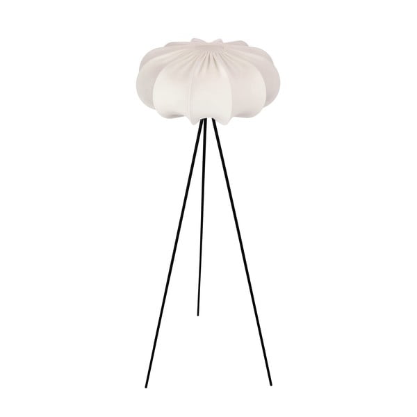 Lampada da terra bianca con paralume in tessuto (altezza totale 147 cm) Cafee – Candellux Lighting