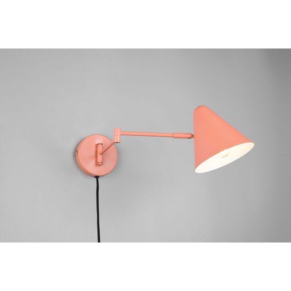 Lampada da parete arancione con alimentazione a corrente con struttura flessibile ø 15 cm Cosima – Trio-image-3