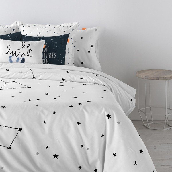 Copripiumino in cotone Constellation, 240 x 260 cm - Blanc-image-1