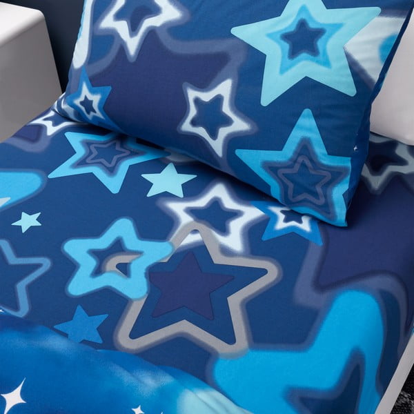 Lenzuolo singolo per bambini 90x190 cm Ombre Stars - Catherine Lansfield