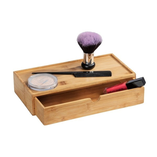 Scatola portaoggetti in bambù con scomparto Terra - Wenko-image-1