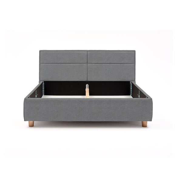 Letto matrimoniale grigio-blu con contenitore , 160 x 200 cm Grace - ProSpánek-image-3