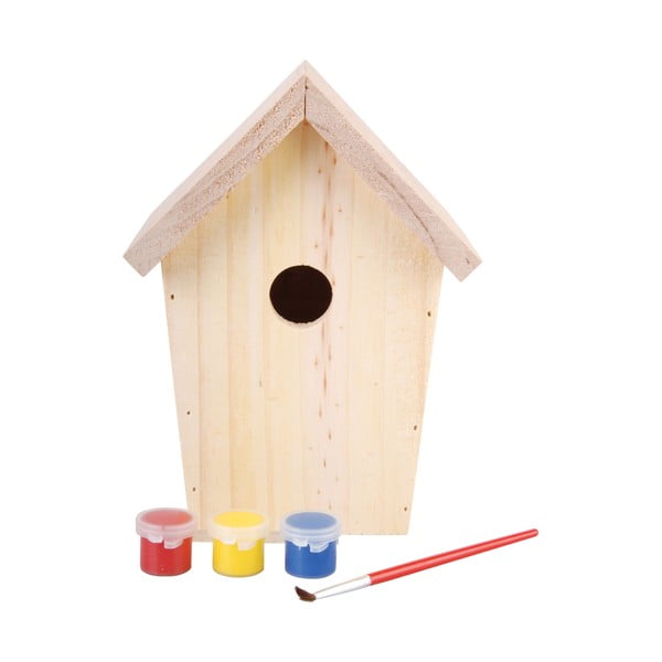 Casetta per uccelli in legno con colori - Esschert Design