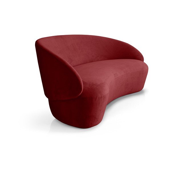 Divano in velluto rosso , 214 cm Naïve - EMKO-image-2