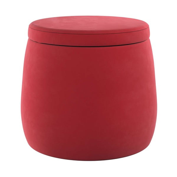 Pouf per bambini in velluto rosso Posh Velvet - Yellow Tipi