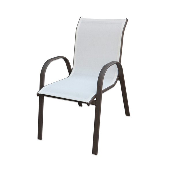 Sedia da giardino in bianco e nero Clasic - LDK Garden