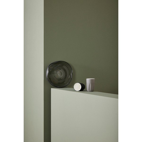 Ciotole in vetro grigio in set di 2 pezzi ø 30 cm Bow - Hübsch-image-1