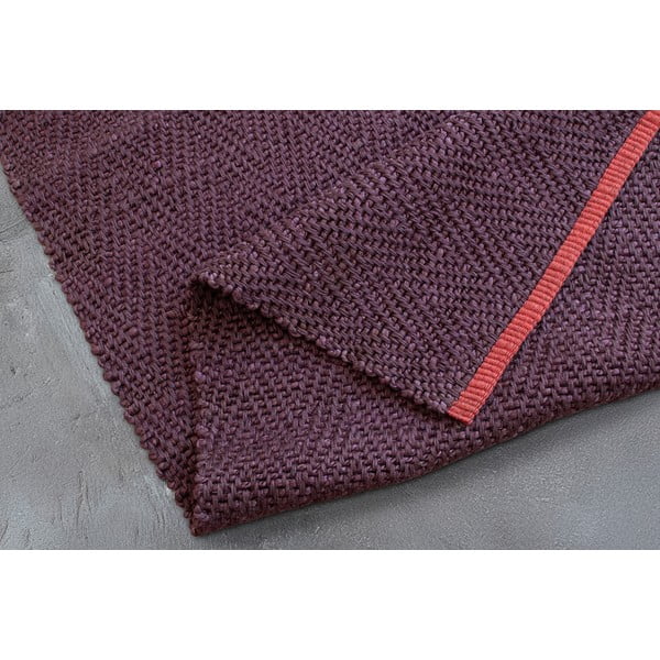 Passatoia burgundy in iuta 70x150 cm Notes – Mette Ditmer Denmark-image-4