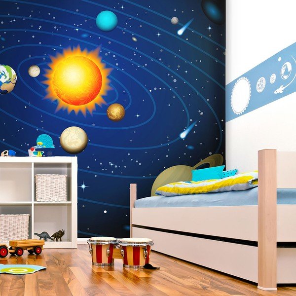 Carta da parati di grande formato, 200 x 154 cm Solar System - Artgeist-image-1