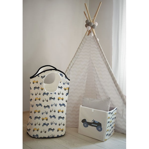 Cesto portaoggetti in tessuto per bambini Ralley - Butter Kings-image-1