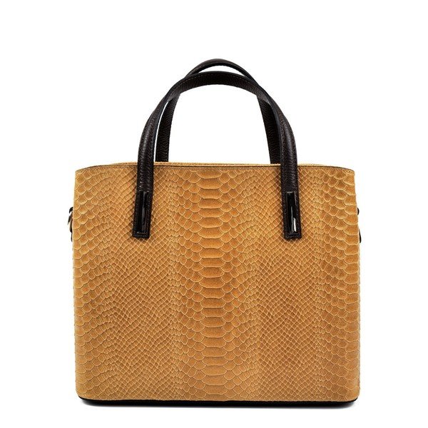 Borsa in pelle marrone cognac Gia - Roberta M-image-1