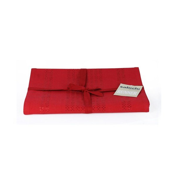 Běhoun na stůl Lurex Red