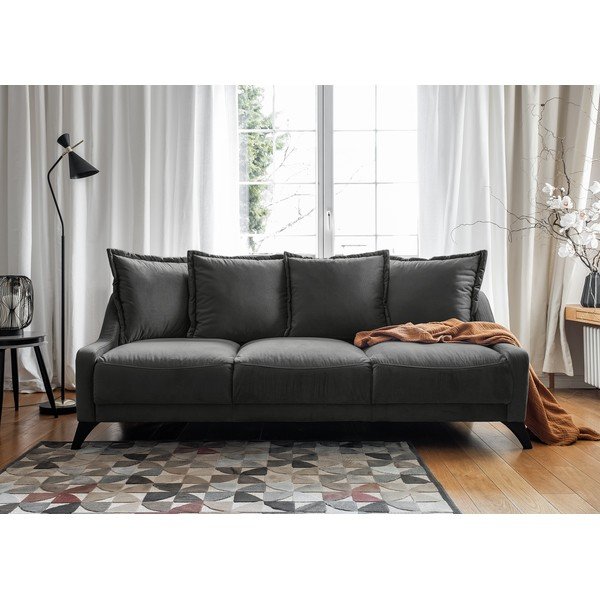 Divano in velluto grigio scuro Royal Rose - Miuform-image-2