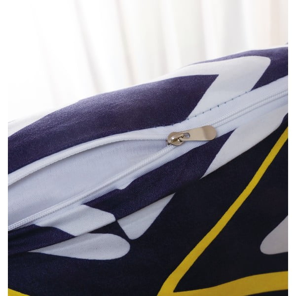 Lenzuolo singolo blu scuro da 6 pezzi in microsatin 140x200 cm Dylan - My House-image-2