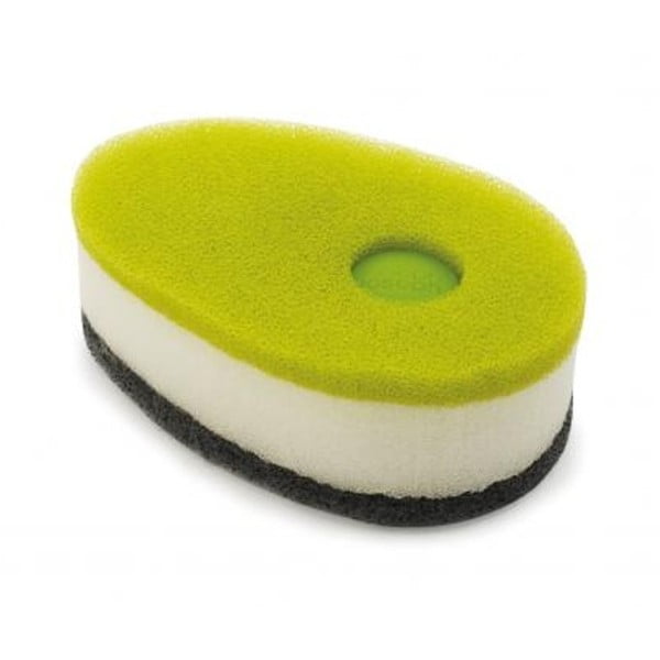 Sada houbiček s dávkovačem saponátu Joseph Joseph Soapy-Sponge, zelená