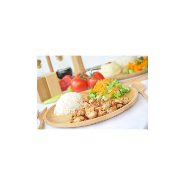 Vassoio da portata in bambù , ⌀ 28 cm Penne - Bambum-image-1