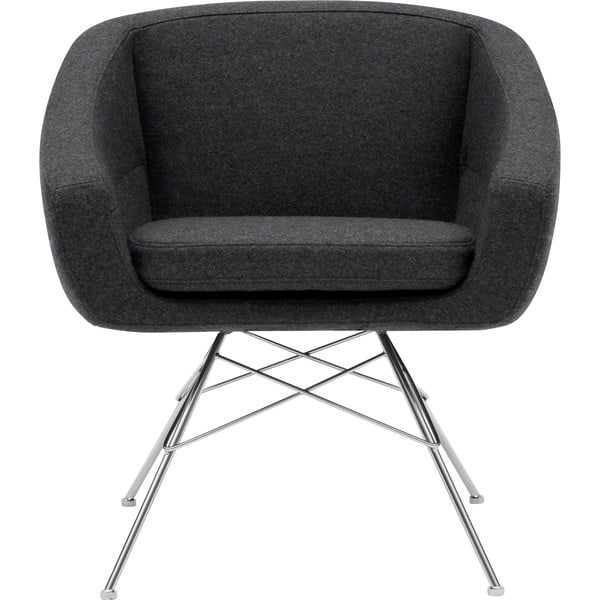 Poltrona antracite Aiko - Softline