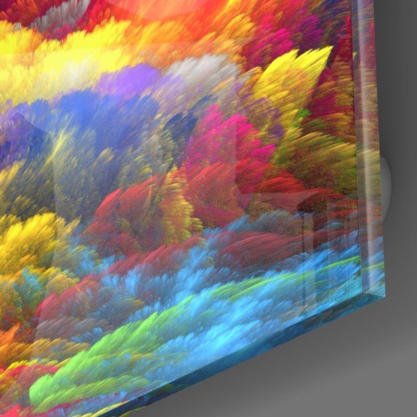 Pittura su vetro , 40 x 40 cm Color Burst - Insigne-image-2