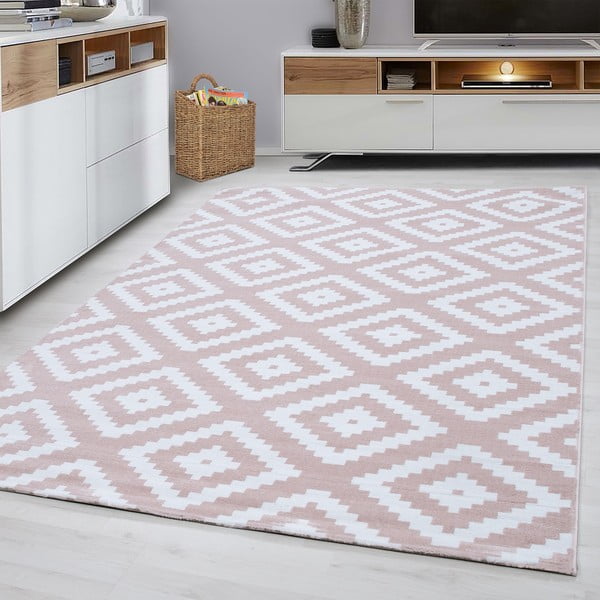 Tappeto rosa chiaro 80x150 cm Plus - Ayyildiz Carpets-image-1