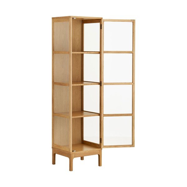 Vetrina di colore naturale 47x180x40 cm Zamora – House Nordic-image-3