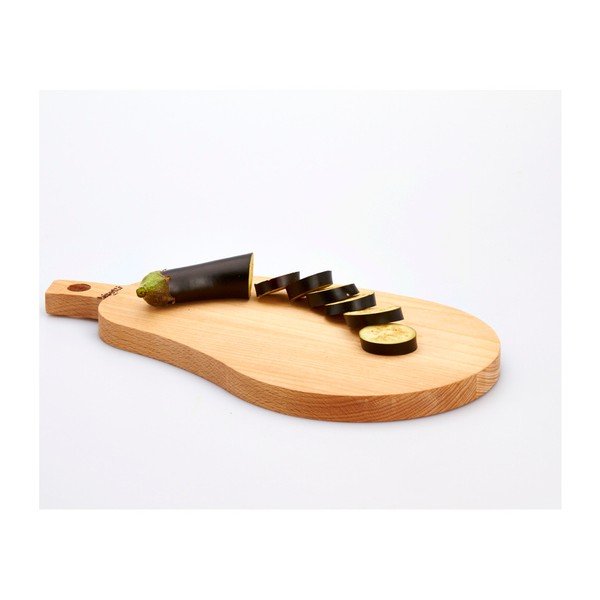 Tagliere in faggio Melanzane, 20 x 36 cm - Bisetti-image-1