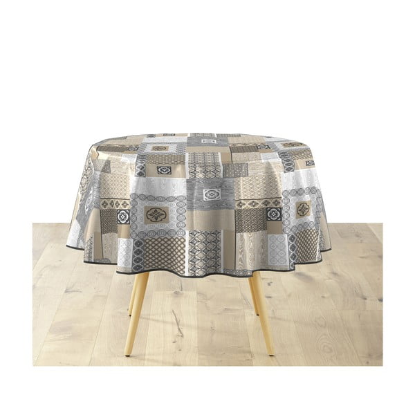 Tovaglia in PVC adatta per pulizia con panno umido ø 160 cm Costa – douceur d'intérieur