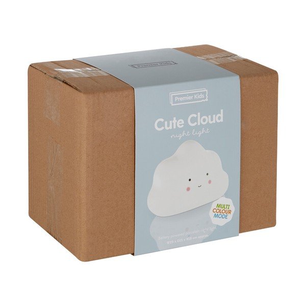 Luce notturna per bambini LED bianca Ola – Premier Housewares-image-1