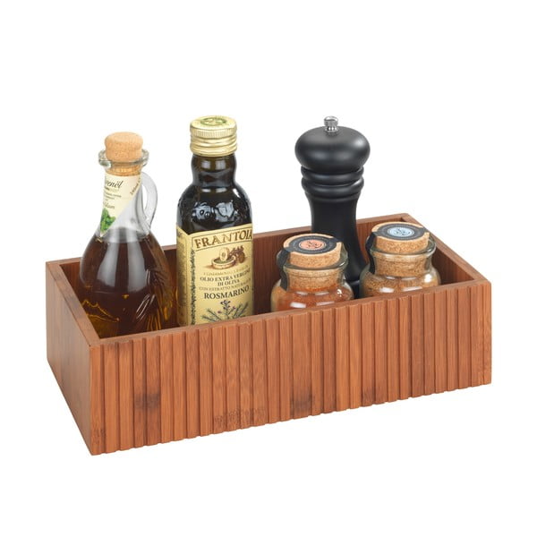 Scatola di colore naturale in bambù 30x15x8 cm Mera – Wenko-image-4