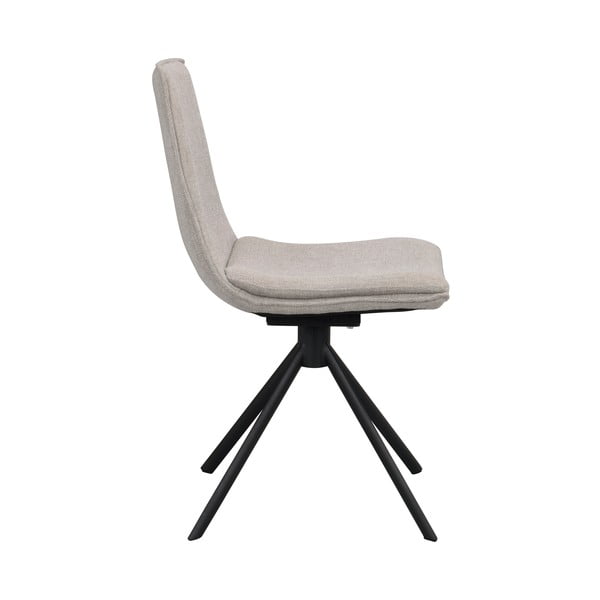 Sedie da pranzo girevoli beige in set di 2 Lowell - Rowico-image-4