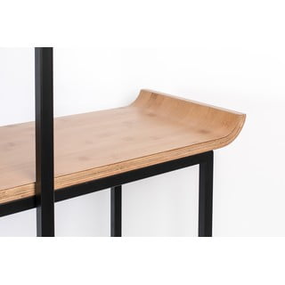Mensola in bambù di colore nero-naturale 114x148 cm Flodka - Zuiver